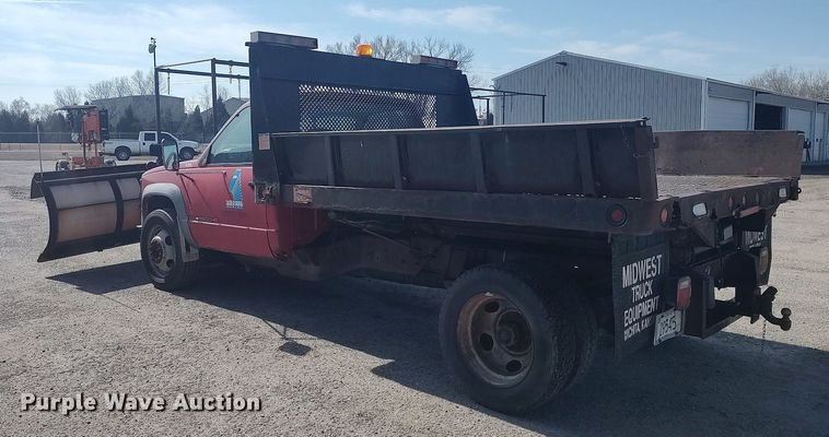 image for item LG9616 1996 Chevrolet C3500  dump flatbed pickup truck
