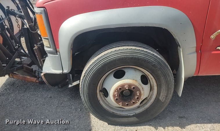 image for item LG9616 1996 Chevrolet C3500  dump flatbed pickup truck