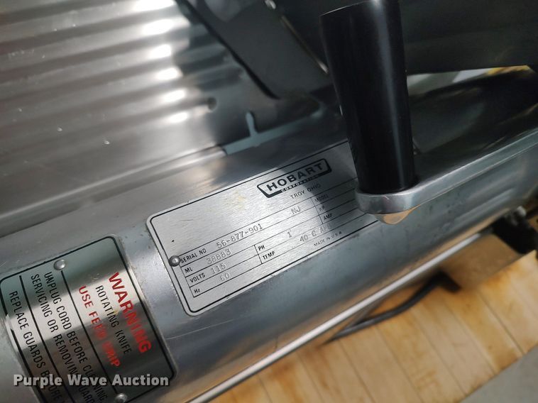 image for item LG9630 Hobart 1612  meat slicer