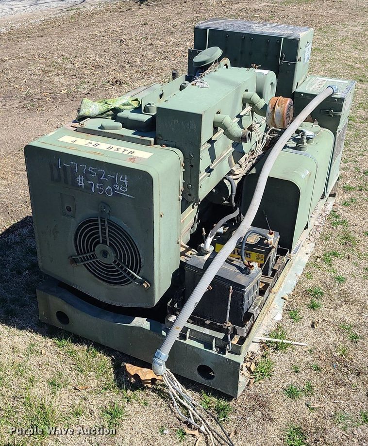 image for item LH9895 1987 U.S. Department Of Defense MEP003A  generator