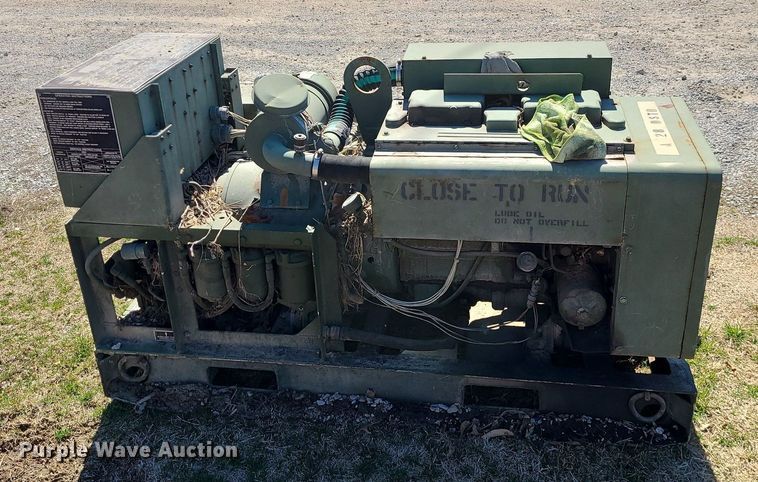 image for item LH9895 1987 U.S. Department Of Defense MEP003A  generator