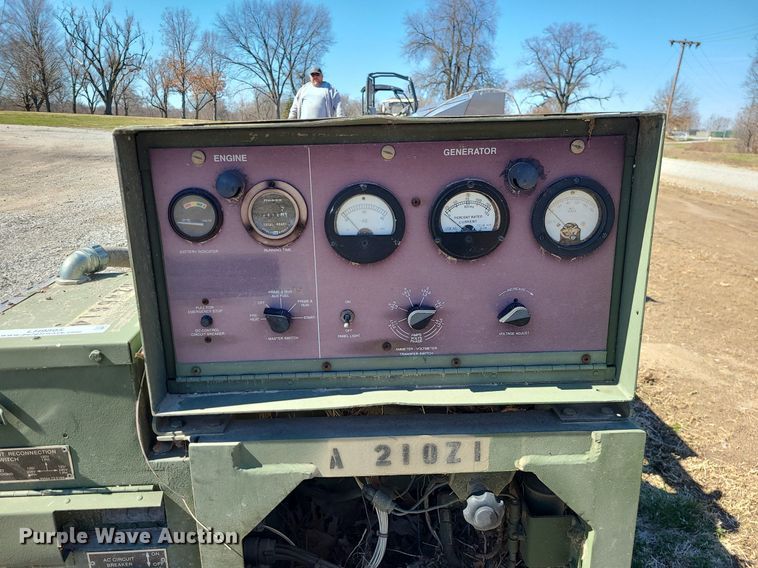 image for item LH9895 1987 U.S. Department Of Defense MEP003A  generator