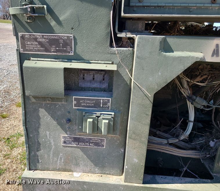 image for item LH9895 1987 U.S. Department Of Defense MEP003A  generator