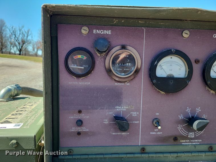 image for item LH9895 1987 U.S. Department Of Defense MEP003A  generator