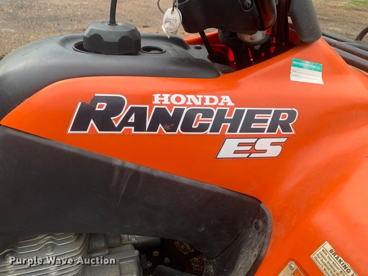 image for item LI9109 2002 Honda TRX350FE  ATV