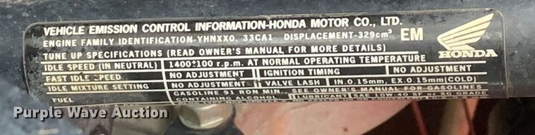 image for item LI9110 2002 Honda TRX250FE  ATV