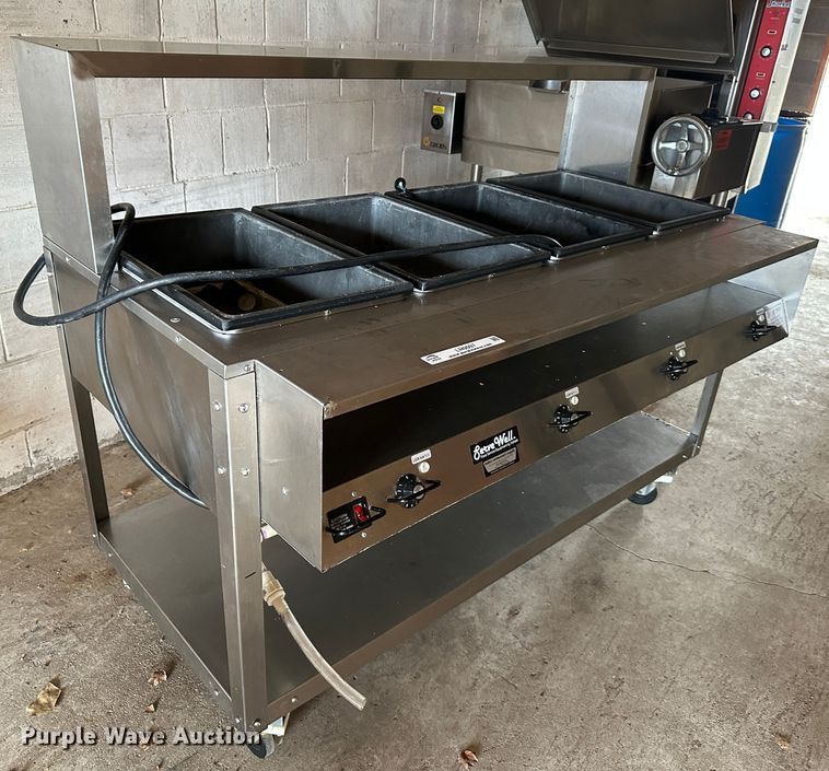 image for item LN9097 Vollrath ServeWell 38104  four well steam table