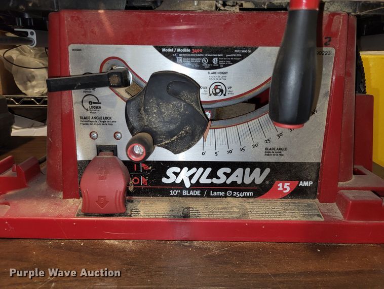 image for item LR9190 Skilsaw 3400  10" table saw