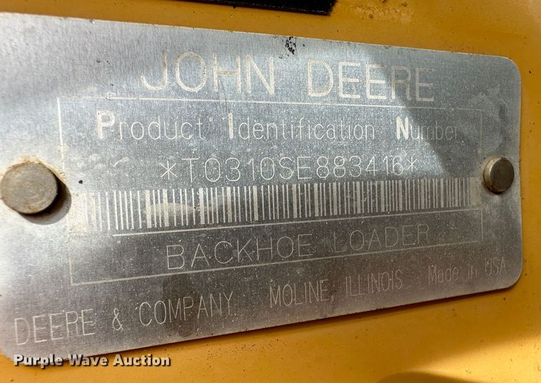 image for item LT9167 2000 John Deere 310SE  backhoe