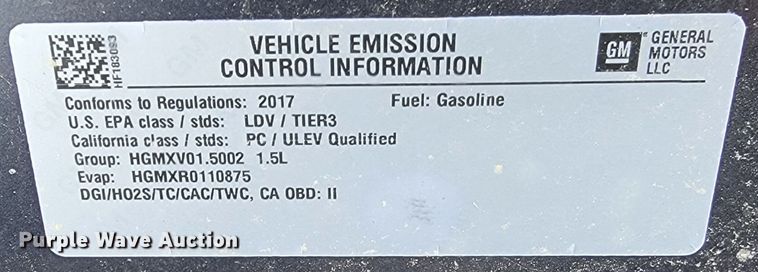 image for item LV9286 2017 Chevrolet Malibu
