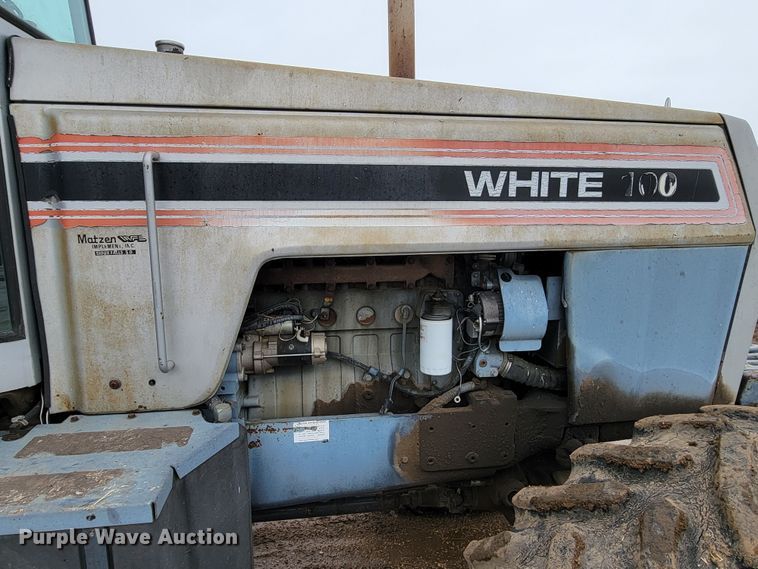 image for item LV9306 1989 White 100  MFWD tractor