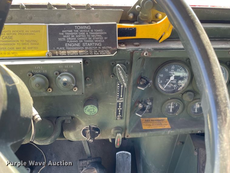 image for item MA9965 1983 Am General  truck cab and chassis