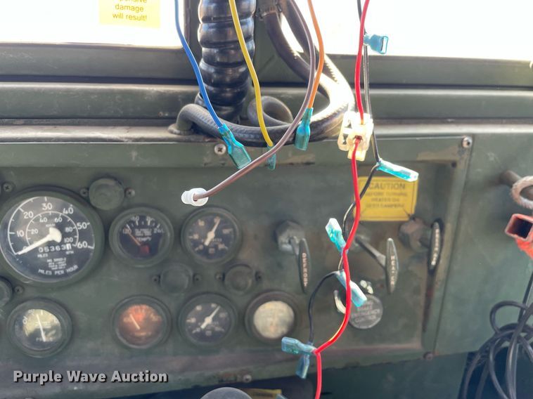 image for item MA9965 1983 Am General  truck cab and chassis