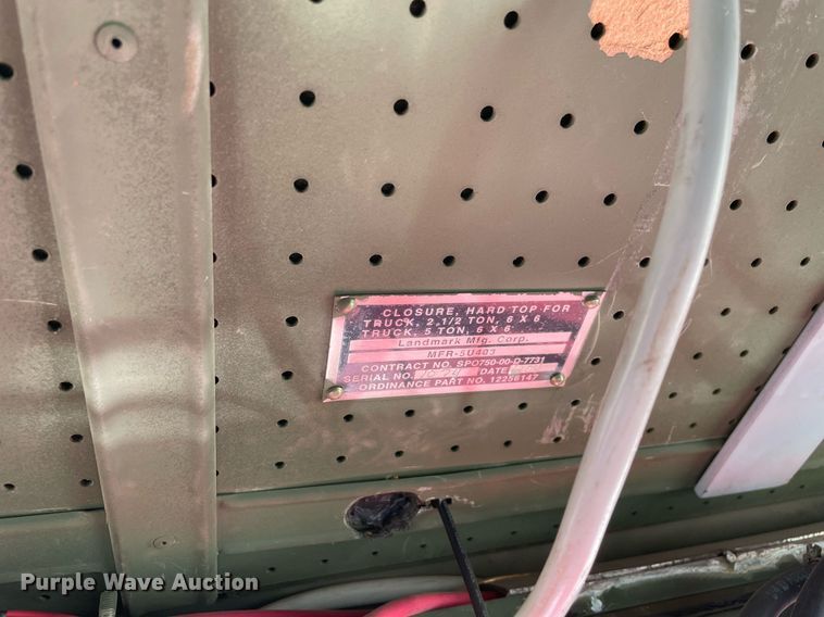 image for item MA9965 1983 Am General  truck cab and chassis