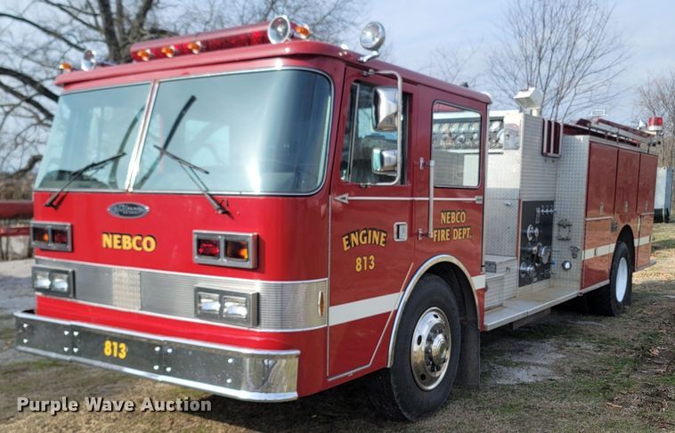 image for item MB9831 1981 Oshkosh V-1624M SPCL  pumper fire truck