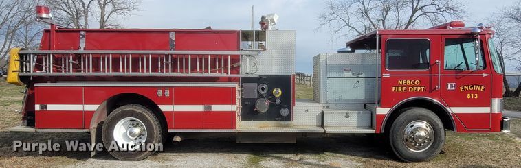 image for item MB9831 1981 Oshkosh V-1624M SPCL  pumper fire truck