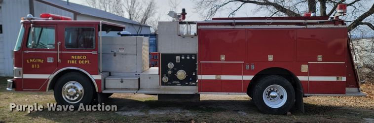 image for item MB9831 1981 Oshkosh V-1624M SPCL  pumper fire truck