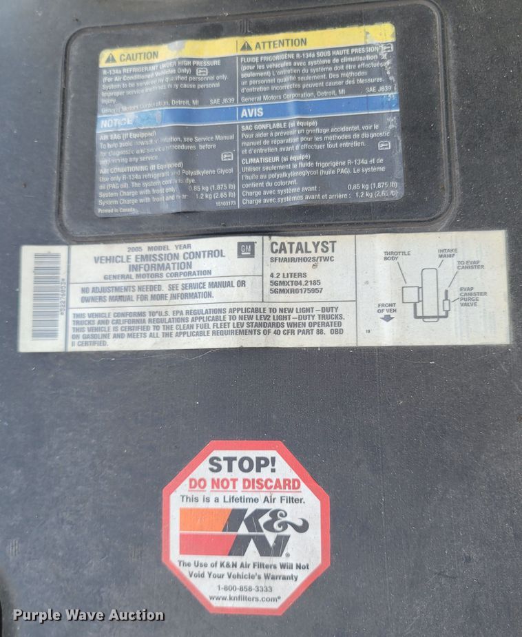 image for item MB9833 2005 Chevrolet TrailBlazer  SUV