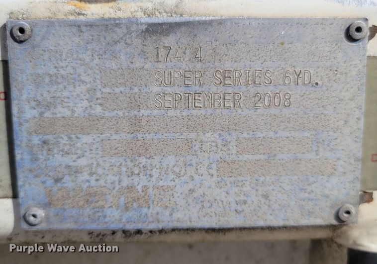 image for item MB9834 2008 Isuzu NPR  refuse truck