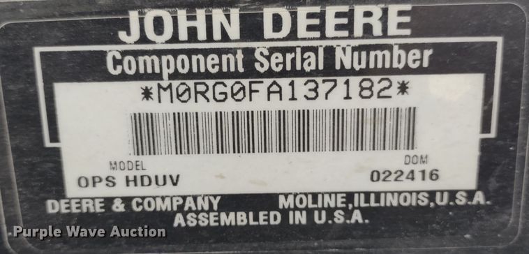 image for item MD9454 2016 John Deere 825i Gator  utility vehicle