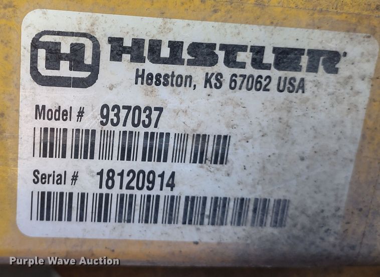 image for item MD9455 Hustler 937037  ZTR lawn mower