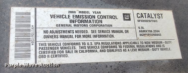 image for item ME9769 2008 Chevrolet Suburban  SUV