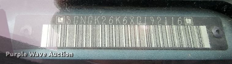 image for item ME9769 2008 Chevrolet Suburban  SUV