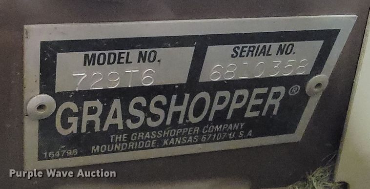 image for item ME9771 Grasshopper 729  ZTR lawn mower