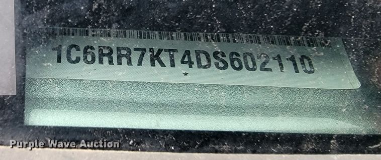 image for item ME9774 2013 Dodge Ram 1500  Crew Cab pickup truck