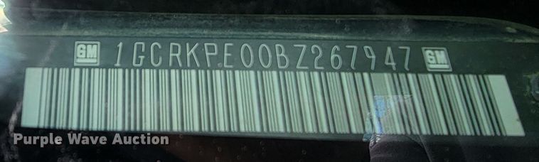 image for item ME9789 2011 Chevrolet Silverado 1500  Ext. Cab pickup truck