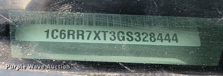 image for item ME9790 2016 Dodge Ram 1500  Crew Cab pickup truck