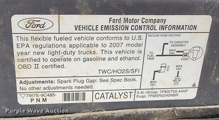 image for item ME9791 2007 Ford F150  SuperCrew pickup truck