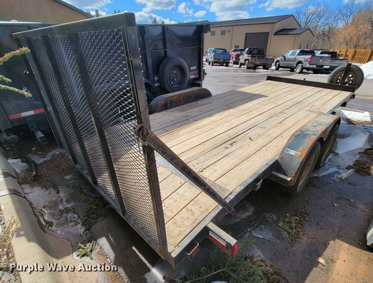 image for item ME9792 2014 Dell Rapids  equipment trailer