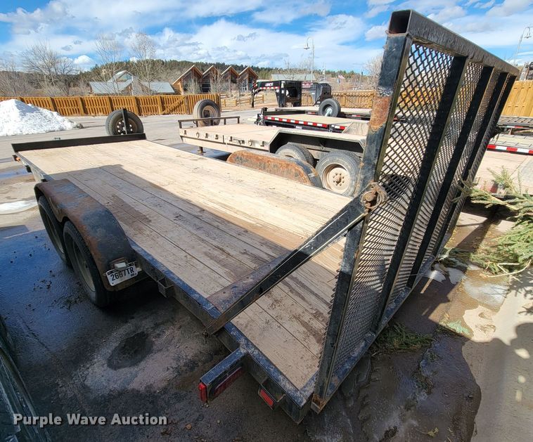 image for item ME9792 2014 Dell Rapids  equipment trailer