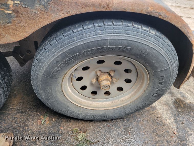 image for item ME9792 2014 Dell Rapids  equipment trailer