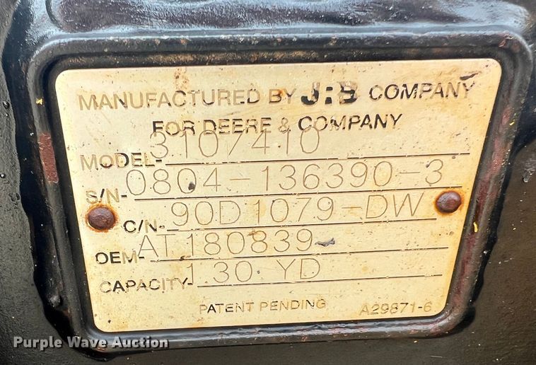 image for item MM9208 2005 John Deere 410G  backhoe