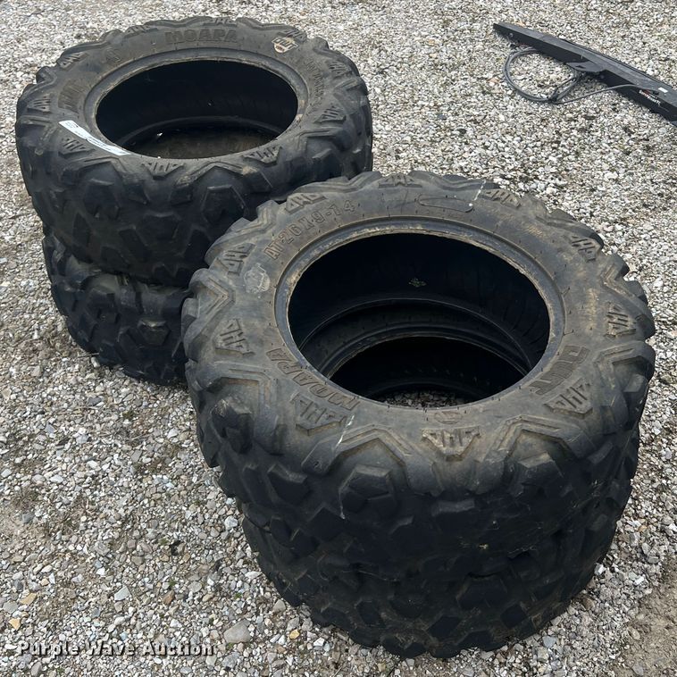 image for item MM9236 (4) DWT MOAPA AT26x9-14 tires