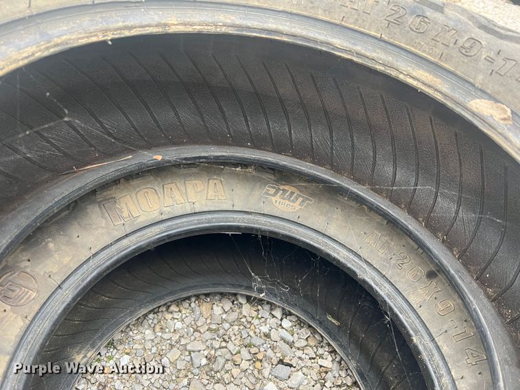 image for item MM9236 (4) DWT MOAPA AT26x9-14 tires