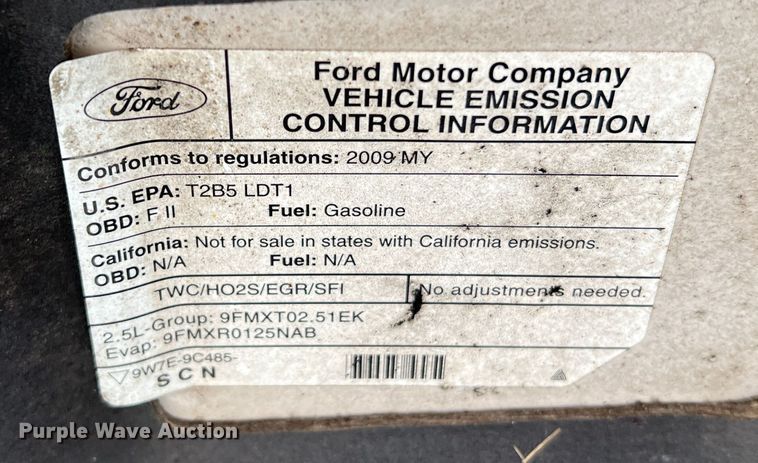 image for item MM9255 2009 Ford Escape  SUV