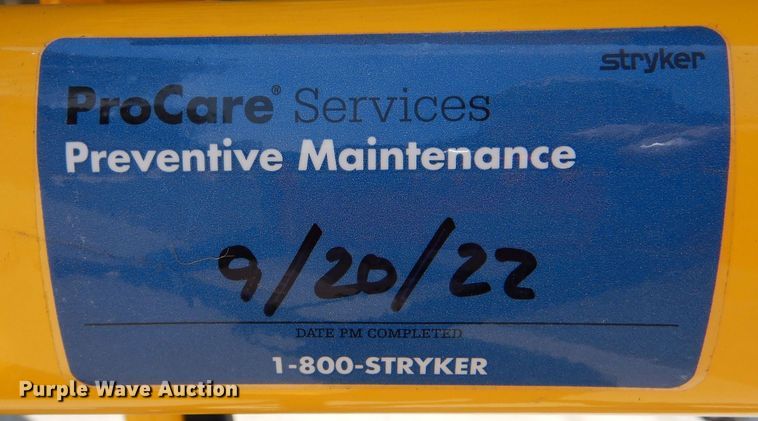 image for item MP9099 Stryker 6500 Power-Pro XT  stretcher