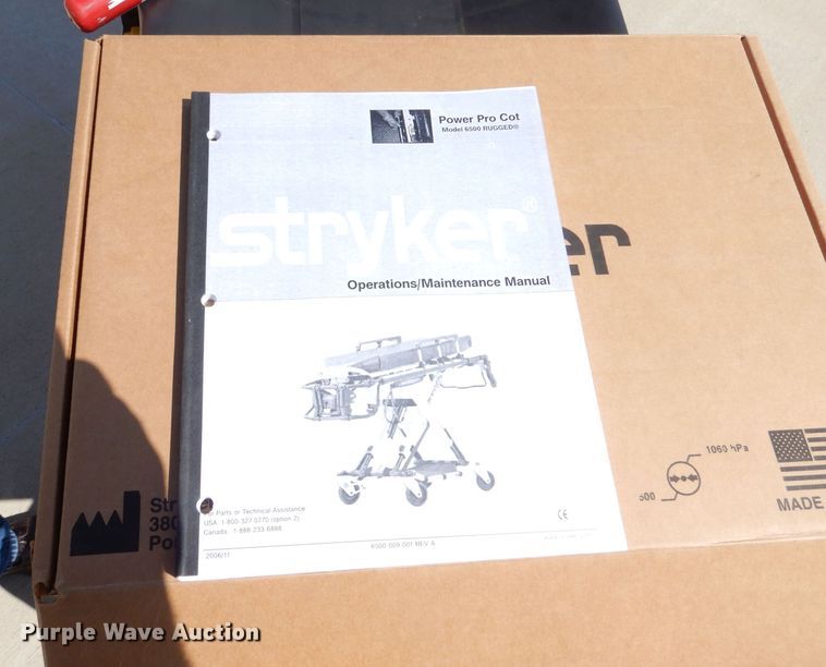 image for item MP9100 Stryker 6500 Power-Pro XT  stretcher