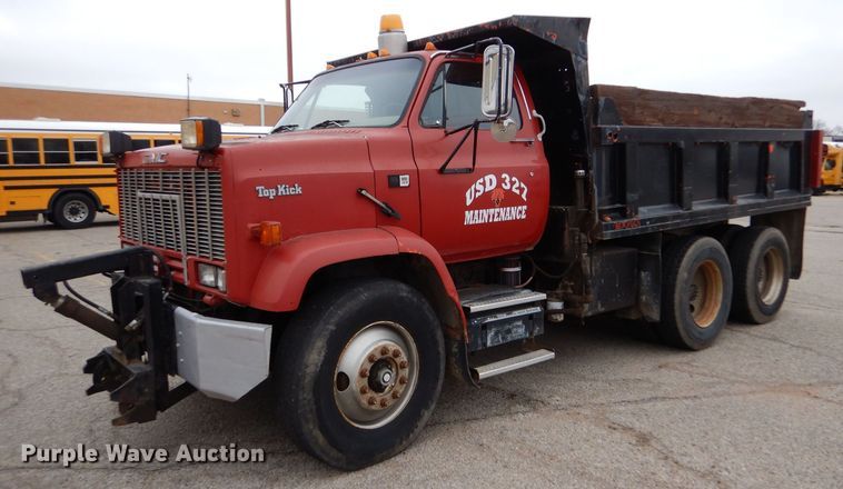 image for item MP9151 1988 GMC Top Kick C7000  dump truck