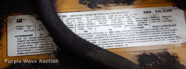 image for item MP9152 2005 Blue Bird All American  school bus