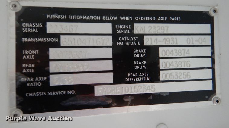 image for item MP9152 2005 Blue Bird All American  school bus