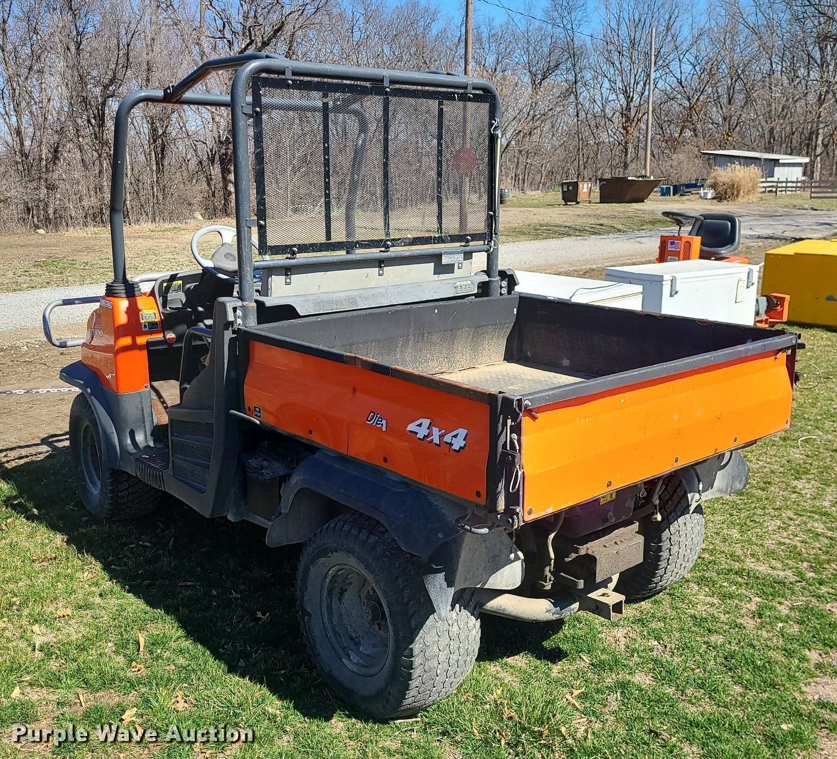 2009 Kubota RTV900 utility vehicle in Marshall, MO Item LH9898 sold
