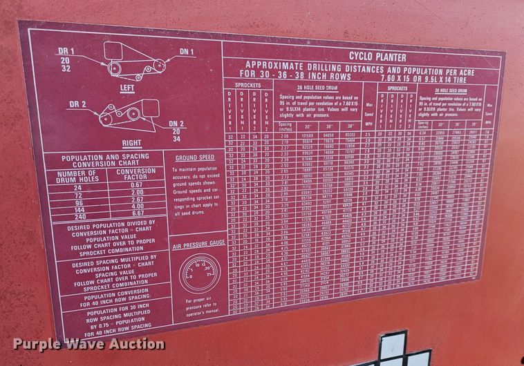 image for item DK7709 Case IH 900 Cyclo Air  planter