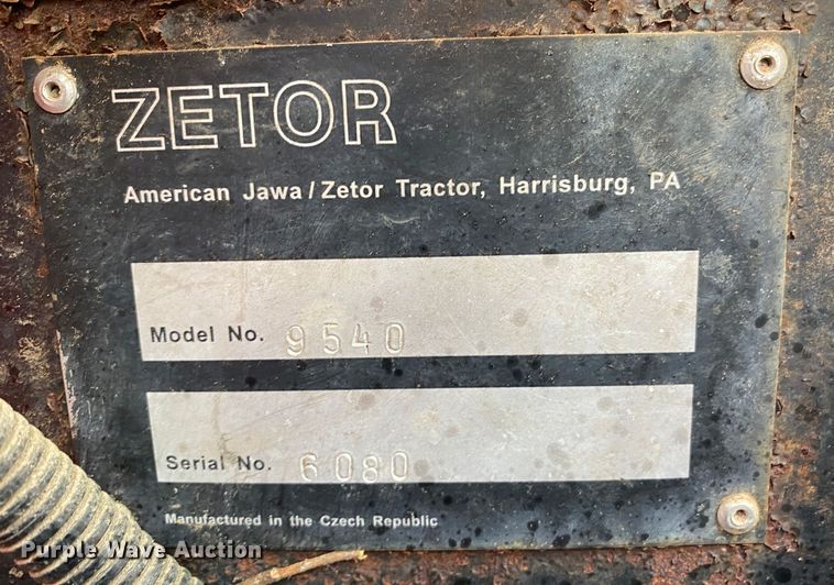 image for item DL7061 Zetor 9640  MFWD tractor