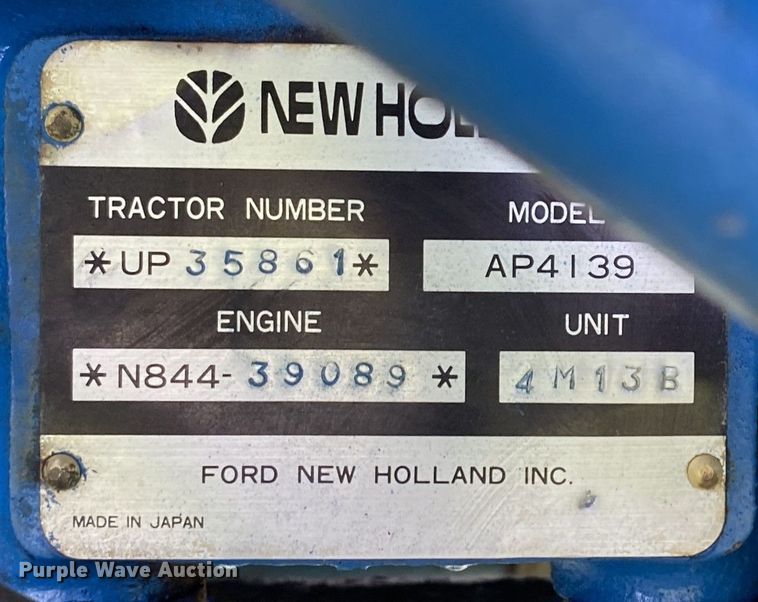 image for item DL7062 1994 Ford 1920  MFWD tractor