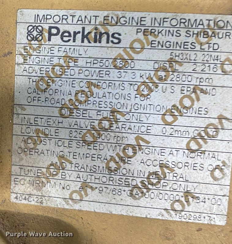 image for item DL7066 2007 Bowie Victor 1100  hydroseeder