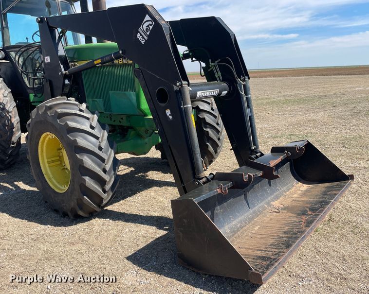 image for item DN4570 1988 John Deere 4850  MFWD tractor